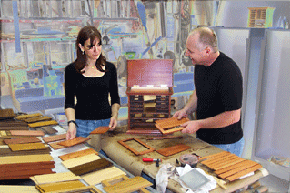 Jeff and his lovely assistant Rogeria